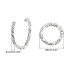 100pcs Open Jump Rings 8mm O-ring Connectors For Jewelry Making Silver