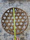 Vintage 23 Inch Tobacco Basket Very Rustic Farmhouse Style 