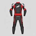 Real Cowhide Leather Motorcycle Biker Suit Motorbike Racing Protective Suit