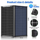 100 Watt Solar Panel Bifacial 12v Home Pv Power Off-grid Rv Camper System Carava