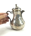 Antique Orientalist Spanish Valencia Sterling Silver Coffee Pot Arabic Influence