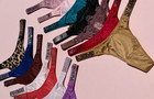 Victoria s Secret Shine Strap Thong Bling Very Sexy Panty Rhinestone All Sizes