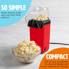 Hot Air Popcorn Popper  Healthy And Delicious Popcorn In Minutes  Fast And Easy-