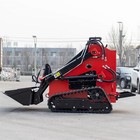 380 Triangle Track Mini Skid Steer Loader 23hp Epa Petrol Engine Crawler  In Usa