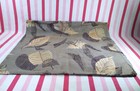 Wonderful Deco Puritan Valencia Design Grey   Blk Barkcloth Pillow Cover 17 X 19