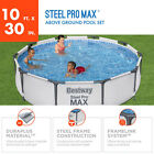 Bestway Steel Pro Max 10 x30  Round Above Ground Outdoor Swimming Pool With Pump