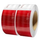 200ft Dot-c2 Red White Reflective Tape 2  Inch High Vis Safety Reflector Trailer