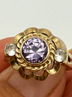 Alexandrite  Vintage  Engagement Ring  