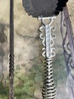 Antique Wrought Iron  Fireplace Tools Estate Find Strange Look