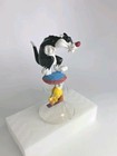 Vtg Looney Tunes Warner Brothers Sylvester   Tweety The Bird Glass Bell Resin