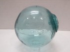 Authentic 4 1 2 Inch Light Blue Japanese Glass Float Ball Buoy  case2305 