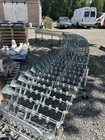 1 Pc Nestaflex  226 23 W X 25 Feet 28 -42  Adj Height Flexible Roller Conveyor 