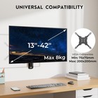 Wall Mount Monitor Arm Gas Spring 13 -42  Vesa 200x200 Tilt Swivel 19 8lb Max