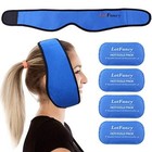Face Ice Pack Therapy Wrap For Wisdom Teeth Jaw Head Chin Pain W  Hot Cold Packs