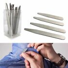 40 10 Metal Collar Stays Stiffeners   10 Magnets For Men Shirts 4 Sizes With Box