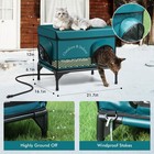 Indestructible Heated Cat House For Outside Winter 100  Waterproof Clawsable
