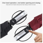 Umbrella Anti-uv sun 3 Folding Rain Auto Open close Outdoor Windproof Travel 