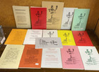 French   s Musical Library 16 Theater Play Booklets Musicals Lot Memorabilia Books