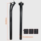 Ud Carbon Fiber Seatpost Offset 20mm Cycling Bike Bicycle Seat Post Tube 27 2mm