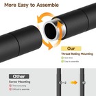 L2 Wall Mounted Closet System  Industrial Pipe Clothing Rack Clothes Racks