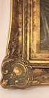 Antique Signed Landscape Oil Painting In Ornate Gold Gilt Frame