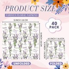 40 Pack Decoupage Napkins Assorted Floral Decorative Decoupage Napkins Cocktail