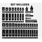 Metric Sockets  Pcs   Standard Drive Socket Impact 3 8  Sae 49 Set 6-point