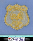 Wilmington  old Vintage Felt  Delaware Shoulder Patch Ship Sail Wharf Dock 5a