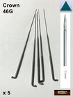 Morezmore M00922x5 5pc Needle Felting Needles 46g Extra Fine Crown