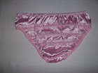 Shein Tween Girls Frill Detail Rear Satin Bikini Panties Pastel Pink Nip