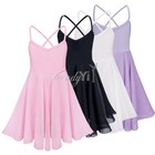 Girls Kids Gymnastics Ballet Dress Leotard Tutu Skirt Party Dance Wear Costume
