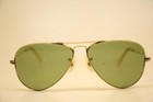 Vintage B l Bausch   Lomb Ray Ban Aviator Sunglasses 1 10 12k Gold Eyeglasses
