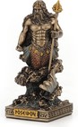 Poseidon God Of The Sea Mini Figurine Greek Mythology Statue Home Decor