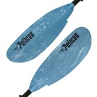 Pelican Poseidon Kayak Paddle Aluminum Shaft Fiberglass Blade 94 5  Aqua