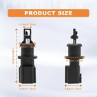 Air Intake Charge Temperature Sensor Compatible With Chrysler  Dodge  Jeep Ia   