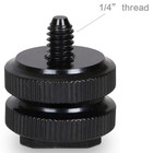 Camera Hot Shoe Mount To 1 4inch-20 Tripod  Adapter flash Shoe Mount4623