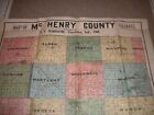 Vintage Antique Very Rare Mc Henry County Map Ill F c Hardacre Vincennes 1908