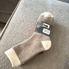 Bass Outdoor Men   s Wool Blend Crew Socks 3 Pair Brown beige Size 6-12