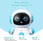 Robot Toys For Boys  Rechargeable Smart Robots Kid  Intelligent Blue 