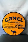 Camel Racing Service     Paris Dakar 1990 Peugeot Talbot Sport Metal Sign - 50 Cm