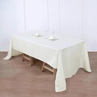 Ivory 60x126 Rectangle Polyester Tablecloth Wedding Party Catering Kitchen