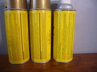 3 Collectible Vintage Spray Paint Can Aerosol  Paper Label Weigel Miller Gold