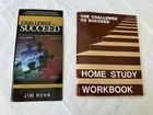 Jim Rohn Challenge To Succeed - 4 Audio Cd s   Home Study Workbook Package 