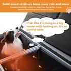Insulated Dog House Outdoor Indoor Water Resistant Dog Kennel With Air Vents