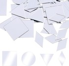 Mirror Mosaic Pieces 120 Count For Wall And Jewelry Projects