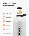 Co2 Tank 10 Lbs New Aluminum Alloy Gas Cylinder With Cga320 Valve Dot Approved