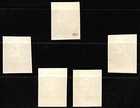 Albania Scott  379-383 Imperf F vf Mvlh Issued 1946