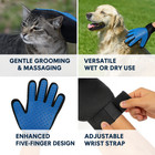 Premium Pet Grooming Gloves For Dogs  Cats   More     Gentle Deshedding Mitts