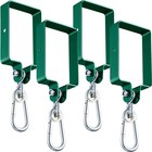 Pcs Metal Swing Set Accessories Includes Snap Hooks Brackets 4 Green