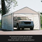 Cover-it    12x20 Heavy Duty  All-season  Large Carport With Removeable Enclosure
